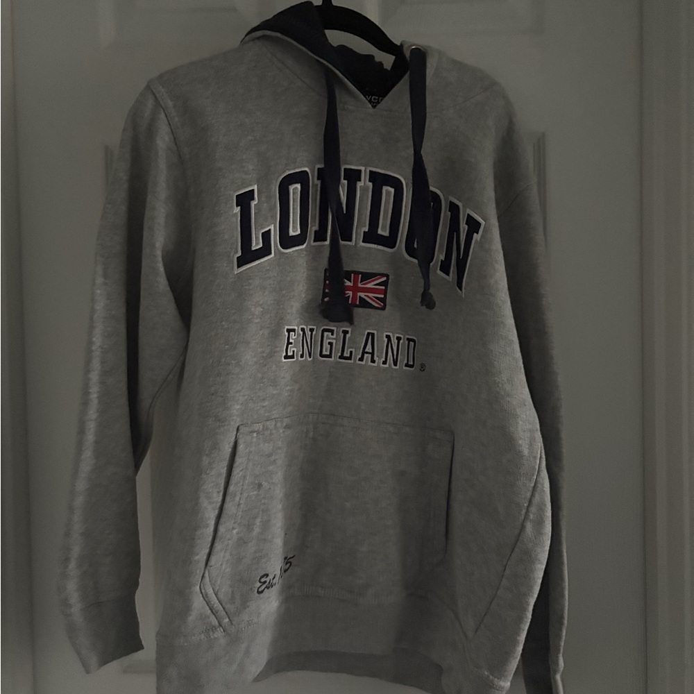 Gray London England Hoodie